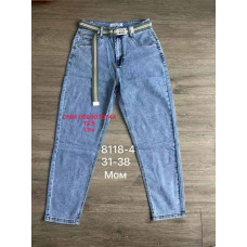 Lookvng Мом джинси блакитного кольору Mom fit 31-38 8118-4