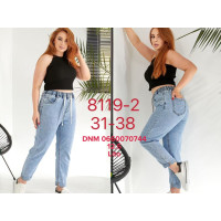 Lookvng Мом джинси блакитного кольору Mom fit 31-38 8119-2
