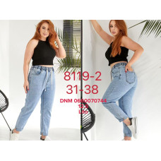 Lookvng Мом джинси блакитного кольору Mom fit 31-38 8119-2