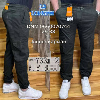 Ls Longfei Джогери брюки хакі кольору з боковими кишенями Jogger fit 29-38 733-2