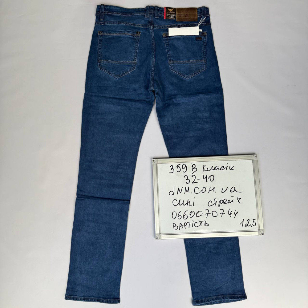 Ls Longfei Класичні джинси синього кольору Classic fit 32-40 359
