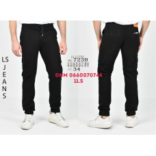 Luvans  Джогери брюки чорного кольору Joggers 32-40 723