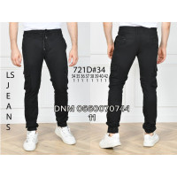 Luvans  Джогери брюки чорного кольору Joggers 34-42 721