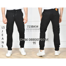 Luvans  Джогери брюки чорного кольору Joggers 30-40 723