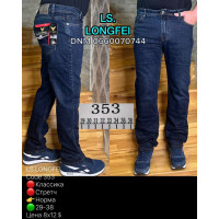Ls Longfei Класичні джинси синього кольору Classic fit 29-38 353