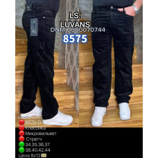 Ls Longfei Класичні джинси чорного кольору Classic fit 34-44 8575