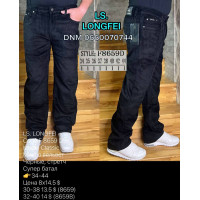 Ls Longfei Класичні джинси чорного кольору Classic fit 34-44 8659