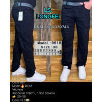 Ls Longfei Мом джинси чорного кольору Mom fit 29-38 961