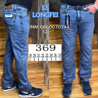 Ls Longfei Класичні джинси синього кольору Classic fit 29-38 369