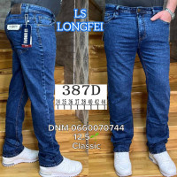 Ls Longfei Класичні джинси синього кольору Classic fit 34-44 387