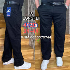 Ls Longfei Класичні брюки чорного кольору штани Classic fit 34-44 402