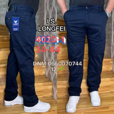 Ls Longfei Класичні брюки чорного кольору штани Classic fit 34-44 402-1