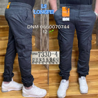 Ls Longfei Джогери брюки сірого кольору штани 32-42 733-4