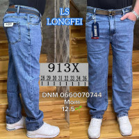 Ls Longfei Мом джинси синього кольору Mom fit 28-36 913