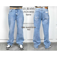 Ls Longfei Баггі джинси блакитний кольору Baggy fit 28-36 262-4
