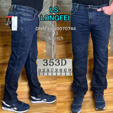 Ls Longfei Класичні джинси синього кольору Classic fit 34-44 353