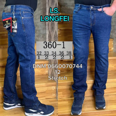 Ls Longfei Класичні джинси синього кольору Classic fit 32-38 360-1