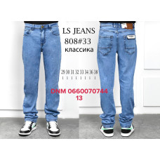 Ls Longfei Класичні джинси блакитного кольору 29-38 808