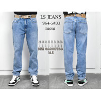 Ls Longfei Мом джинси блакитного кольору 29-38 964-5