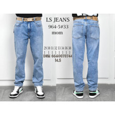 Ls Longfei Мом джинси блакитного кольору 29-38 964-5