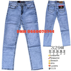 Luvans  Класичні джинси блакитного кольору Classic fit 32-38 329