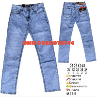 Luvans  Класичні джинси блакитного кольору Classic fit 32-38 330