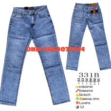 Luvans  Класичні джинси блакитного кольору Classic fit 32-40 331
