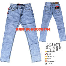 Luvans  Класичні джинси синього кольору Classic fit 32-38 338