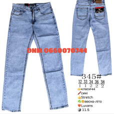 Luvans  Класичні джинси синього кольору Classic fit 32-38 345