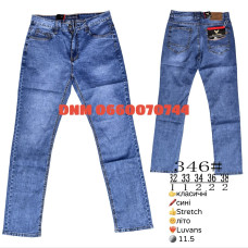 Luvans  Класичні джинси синього кольору Classic fit 32-38 346