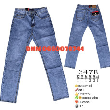 Luvans  Класичні джинси синього кольору Classic fit 32-40 347