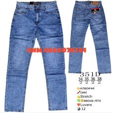 Luvans  Класичні джинси синього кольору Classic fit 34-38 351