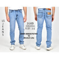 Luvans  Класичні джинси блакитного кольору Classic fit 34-44 316