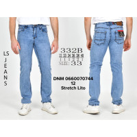Luvans  Класичні джинси блакитного кольору Classic fit 32-40 332