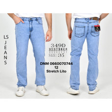 Luvans  Класичні джинси блакитного кольору Classic fit 34-44 349