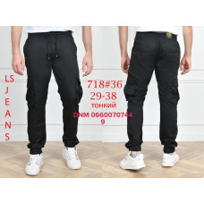 Luvans  Джогери брюки чорного кольору Joggers 29-38 718