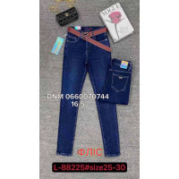 Lzyx Американка джинси синього кольору утеплені фліс зима Skinny 25-30 88225