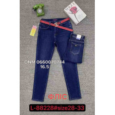 Lzyx Американка джинси синього кольору утеплені фліс зима Skinny 28-33 88228