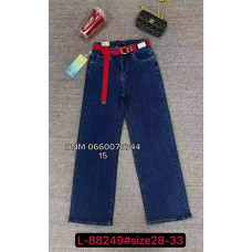 Lzyx Wide leg джинси широкі синього кольору 28-33 88249