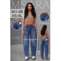 M Sara Баггі джинси синього кольору Baggy fit XS-Xl 001-3