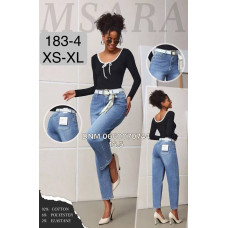 M Sara Мом джинси синього кольору Mom fit XS-Xl 183-4