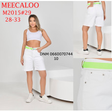 Meecaloo Шорти джинси білого кольору 28-33 2015