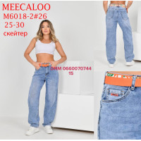 Meecaloo Скейтер джинси блакитного кольору стрейч літо Skater 25-30 6018-2