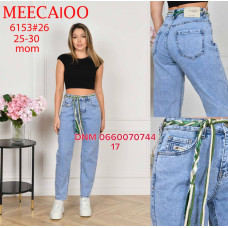 Meecaloo Мом джинси блакитного кольору Mom fit 25-30 6153