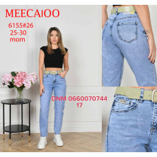 Meecaloo Мом джинси блакитного кольору Mom fit 25-30 6155