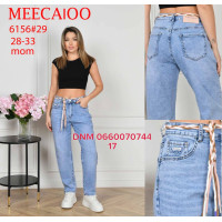 Meecaloo Мом джинси блакитного кольору Mom fit 28-33 6156