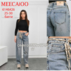 Meecaloo Баггі джинси синій кольору Baggy fit 25-30 6146