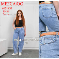Meecaloo Баггі джинси синій кольору Baggy fit 30-36 6151