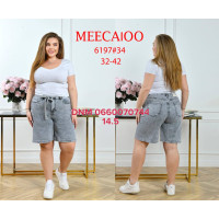 Meecaloo Шорти джинсові сірого кольору 32-42 6197