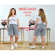 Meecaloo Шорти джинсові сірого кольору 32-42 6197